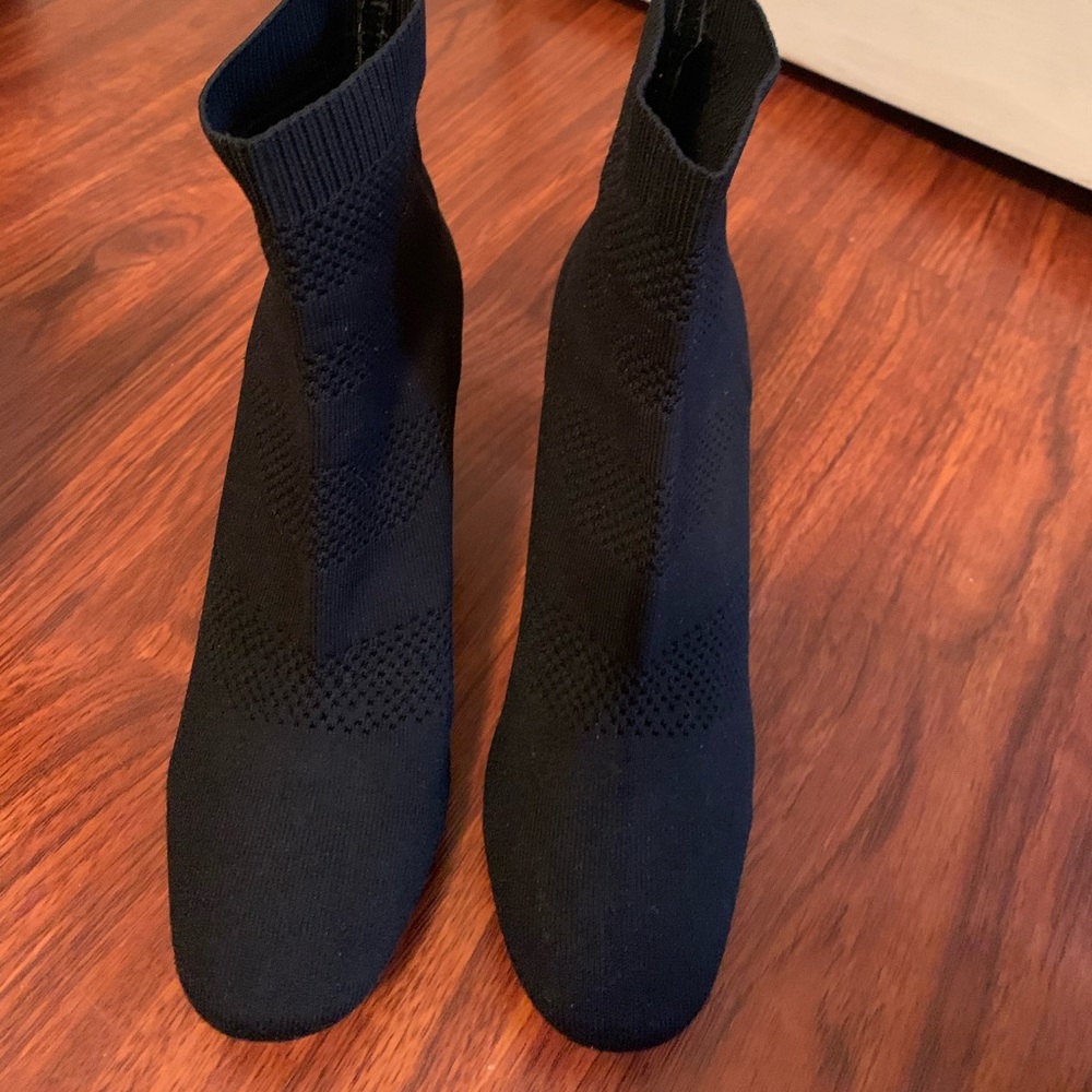 Zara sock bootie with heel